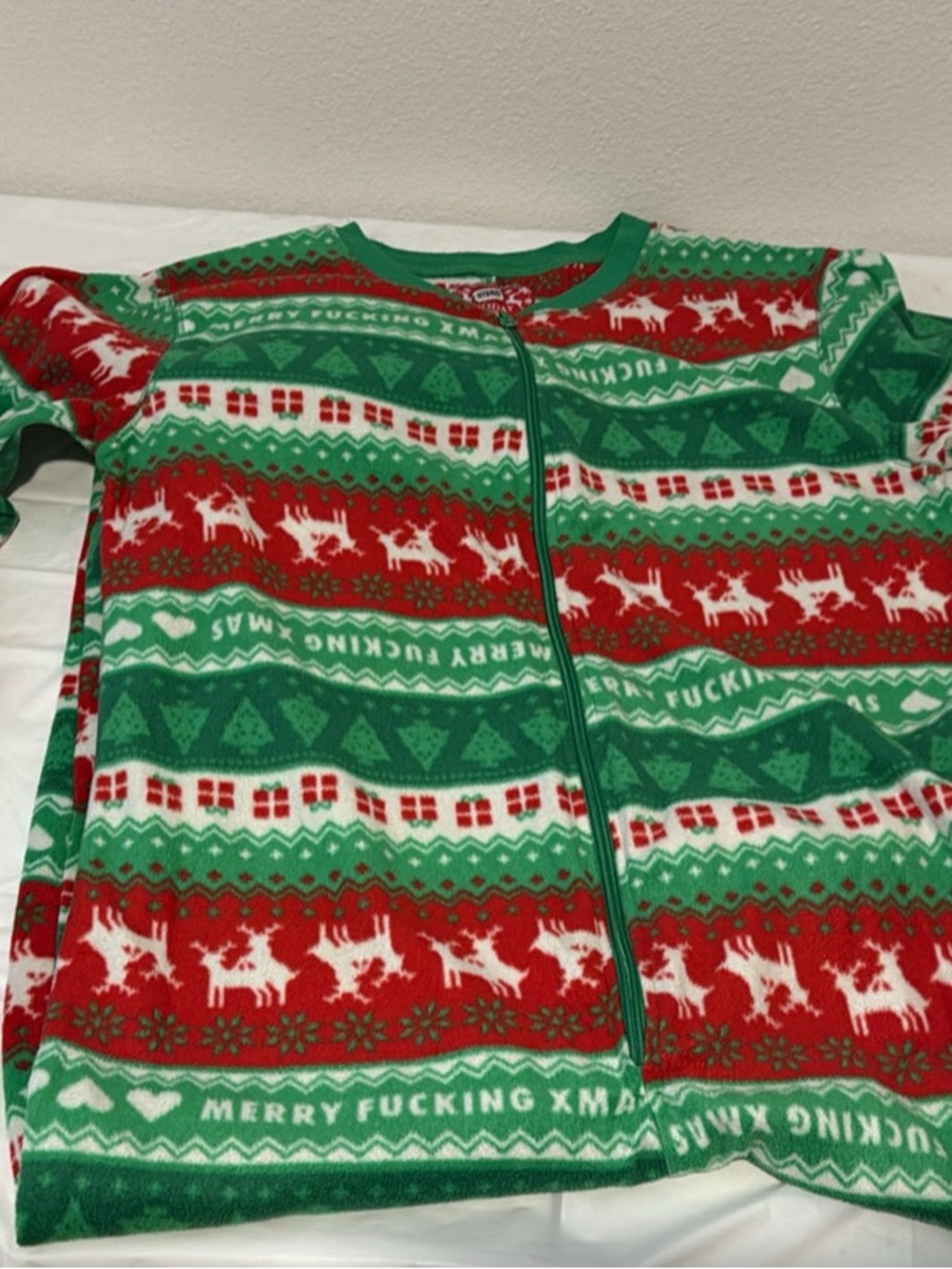 Hybrid & company Holiday Onesie - Red, Green, White